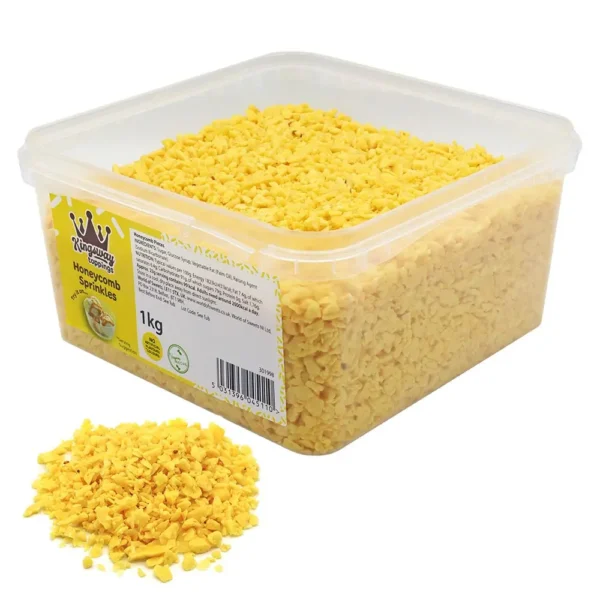 Kingsway Toppings Honeycomb Sprinkles - 1 x 1kg Tub